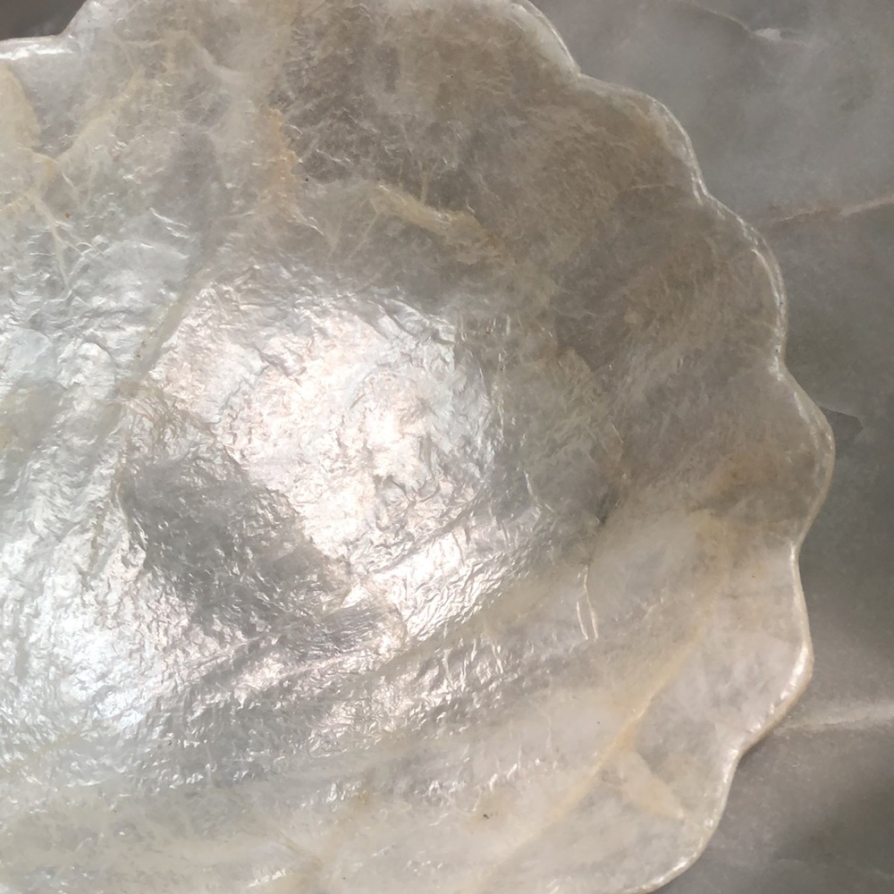 NEW Capiz shell jewelry or soap dish - Picture 3 of 7